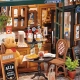 Puzzle 3D, mini domek DIY, restauracja Tipsy, Rolife, 297 elementów