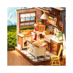 Puzzle 3D, DIY Mini Domek Cudowna Kuchnia, Rolife, Drewno, 359 elementów