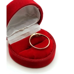 Złoty pierścionek z cyrkoniami Pr.583 W:1,91gr Roz.19 InterSKLEP