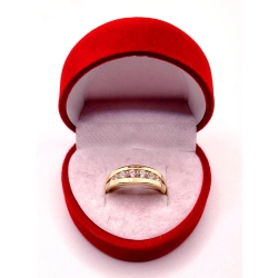 Złoty pierścionek z Cyrkoniami PR.585 W:2,45gr R.12 InterSKLEP
