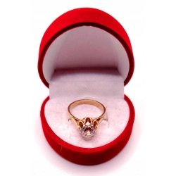 Złoty pierścionek z Akwamarynem PR.583 W:3,32gr R.13 InterSKLEP