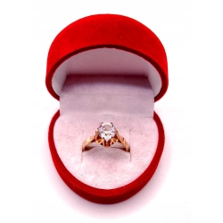 Złoty pierścionek z Akwamarynem PR.583 W:3,32gr R.13 InterSKLEP