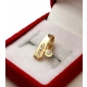 Złota zawieszka z cyrkoniami elegancka Pr.585 W:1,57gr