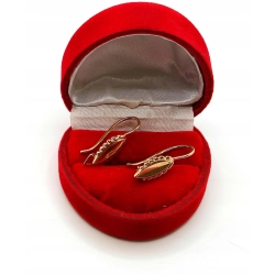 Złote kolczyki wiszące Dł:2,3cm Pr.585 W:2,87gr InterSKLEP