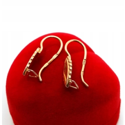 Złote kolczyki wiszące Dł:2,3cm Pr.585 W:2,87gr InterSKLEP