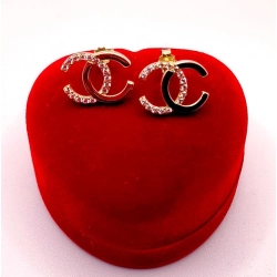 Złote kolczyki CC z cyrkoniami PR.585 W:1,81gr InterSKLEP