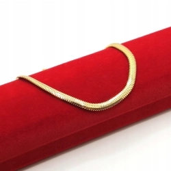 Srebrna bransoletka Taśma pozłacana Pr.925 W:3,70gr Dł:19-21,5cm