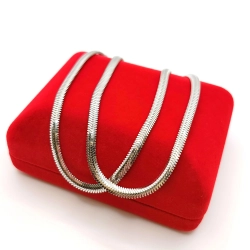 Srebrny łańcuszek Taśma Pr.925 W:9,60gr Dł:51-55cm