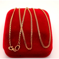 Złoty łańcuszek podwójna pancerka PR.583 W:2,28gr Dł.51,5cm InterSKLEP