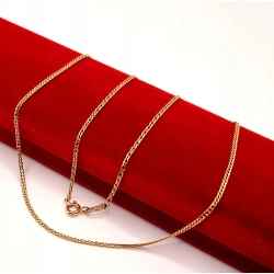 Złoty łańcuszek podwójna pancerka PR.583 W:2,28gr Dł.51,5cm InterSKLEP