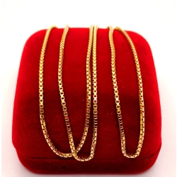 Złoty łańcuszek Kostka PR.750 W:5,55gr Dł.51cm InterSKLEP
