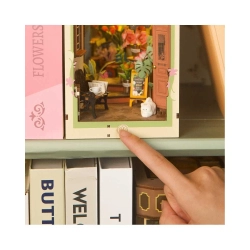 Puzzle 3D, grzbiet książeczki DIY Dom z kwiatami, Robotime, 164 elementy