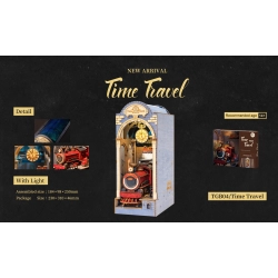 Robotime Miniaturowy Domek Magiczny Dworzec Podróż w czasie drewniany