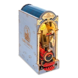 Robotime Miniaturowy Domek Magiczny Dworzec Podróż w czasie drewniany