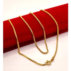 Złoty łańcuszek Kostka gruba PR.750 W:11,18gr Dł.61cm InterSKLEP