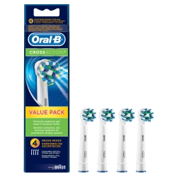 Oryginalne końcówki Oral-B Cross Action EB50-4 4 sztuki