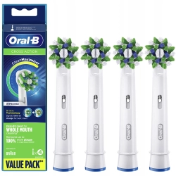 Oryginalne końcówki Oral-B Cross Action EB50-4 4 sztuki