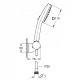 Grohe Vitalio Comfort 110 słuchawka prysznicowa + wąż CHROM 26943001