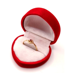 Złoty pierścionek z Rubinem PR.583 W1,37gr R.18 InterSKLEP