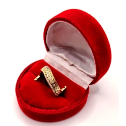 Złoty pierścionek Asymetryczny PR.585 W:3,22gr R.15 InterSKLEP