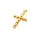 Złota zawieszka Krzyżyk kulkowy PR.750 W:1,03gr InterSKLEP