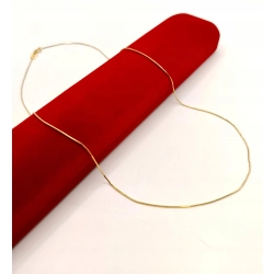 Złoty łańcuszek żyłka żmijka Pr.585 W:2,19gr Dł:47,5cm InterSKLEP