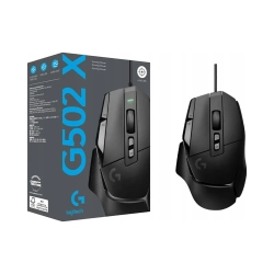 Myszka przewodowa Logitech G502 X sensor optyczny