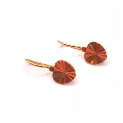 Złote kolczyki Serca PR.585 W:2,91gr InterSKLEP