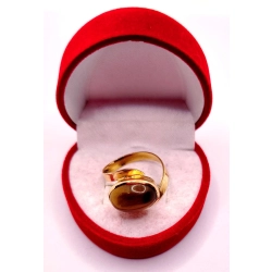 Złoty pierścionek z Tygrysim okiem PR.750 W:3,97gr R.13 InterSKLEP