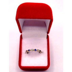 Złoty pierścionek z Cyrkoniami PR.333 W:0,80gr R.11 InterSKLEP