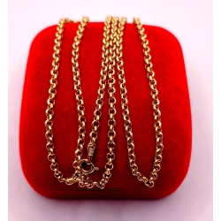 Złoty łańcuszek Rolo PR.585 W:3,11gr Dł.51cm InterSKLEP