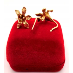 Złote kolczyki Kwiaty PR.583 W:7,76gr InterSKLEP