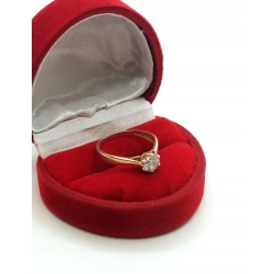 Złoty pierścionek z Cyrkonią PR.585 W:1,88gr R.10 InterSKLEP