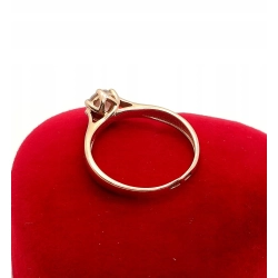 Złoty pierścionek z Cyrkonią PR.585 W:1,88gr R.10 InterSKLEP