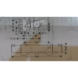 Bateria prysznicowa Hansgrohe MyFox chrom OKAZJA NOWA *** OPIS * InterSKLEP