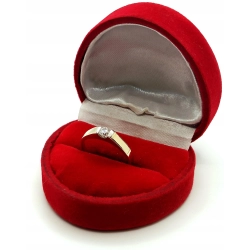 Złoty pierścionek z Cyrkonią PR.585 W:1,83gr R.11 InterSKLEP