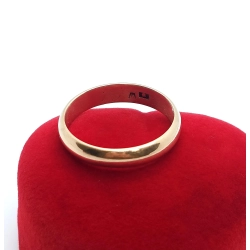 Złota obrączka 4mm Pr.585 W:4,77gr Roz.22