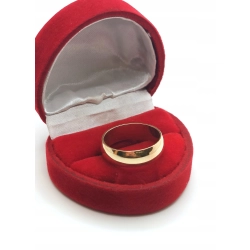 Złota obrączka Warmet 6mm Pr.585 W:5gr Roz.15