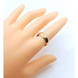 Złota obrączka Warmet 6mm Pr.585 W:5gr Roz.15