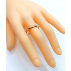 Złota obrączka 3mm Pr.585 W:2,84gr Roz.25