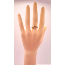 Złoty pierścionek Gwóźdź diamenty 0,13ct PR.875 W:2,46gr R.16 InterSKLEP