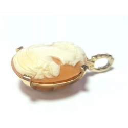 Złota zawieszka pr 585 z Kameą waga 8,93g