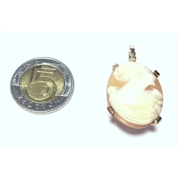 Złota zawieszka pr 585 z Kameą waga 8,93g