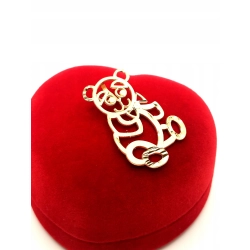 Złota zawieszka ażurowy Miś PR.585 W:1,21gr InterSKLEP