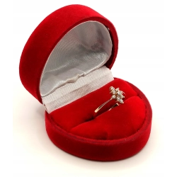 Złoty pierścionek z Cyrkoniami PR.583 W:1,57gr R.12 InterSKLEP