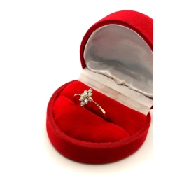 Złoty pierścionek z Cyrkoniami PR.583 W:1,57gr R.12 InterSKLEP