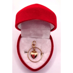 Złota zawieszka Serce PR.585 W:0,68gr InterSKLEP