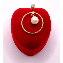 Złota zawieszka z Perłą PR.583 W:1,41gr InterSKLEP