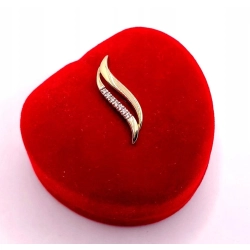 Złota zawieszka z Cyrkoniami PR.333 W:0,79gr InterSKLEP