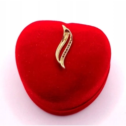 Złota zawieszka z Cyrkoniami PR.333 W:0,79gr InterSKLEP